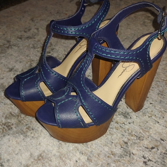 Jessica Simpson Shoes - Jessica Simpson chunky heel platform heels